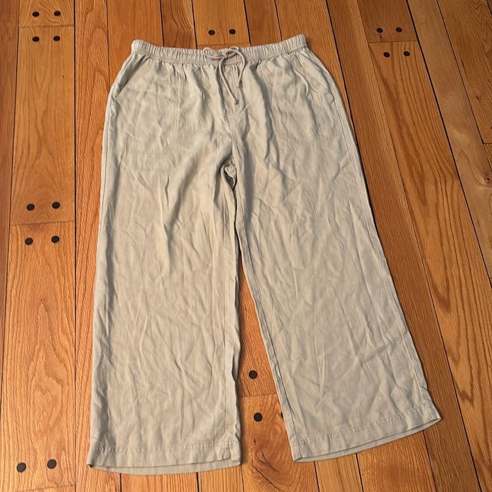 Splendid Casual Tan Wide-Leg Pants
